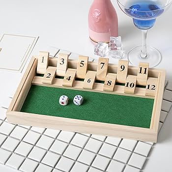テーブルゲーム Amazon.co.jp: シャットザボックス 木製 テーブルゲーム